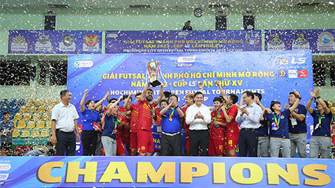 Nhà vô địch futsal Thái Lan tặng toàn bộ tiền thưởng cho trẻ em nghèo TP.HCM